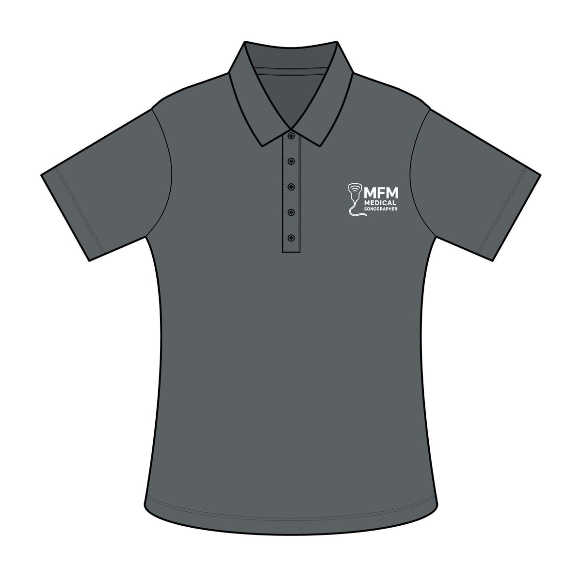 Maternal Fetal Medicine Sonographer Shirt, Women's Ultrasound Tech Tee, Medical Sonography Polo, MFM Nurse Gift, Healthcare Worker Tee OBGYN