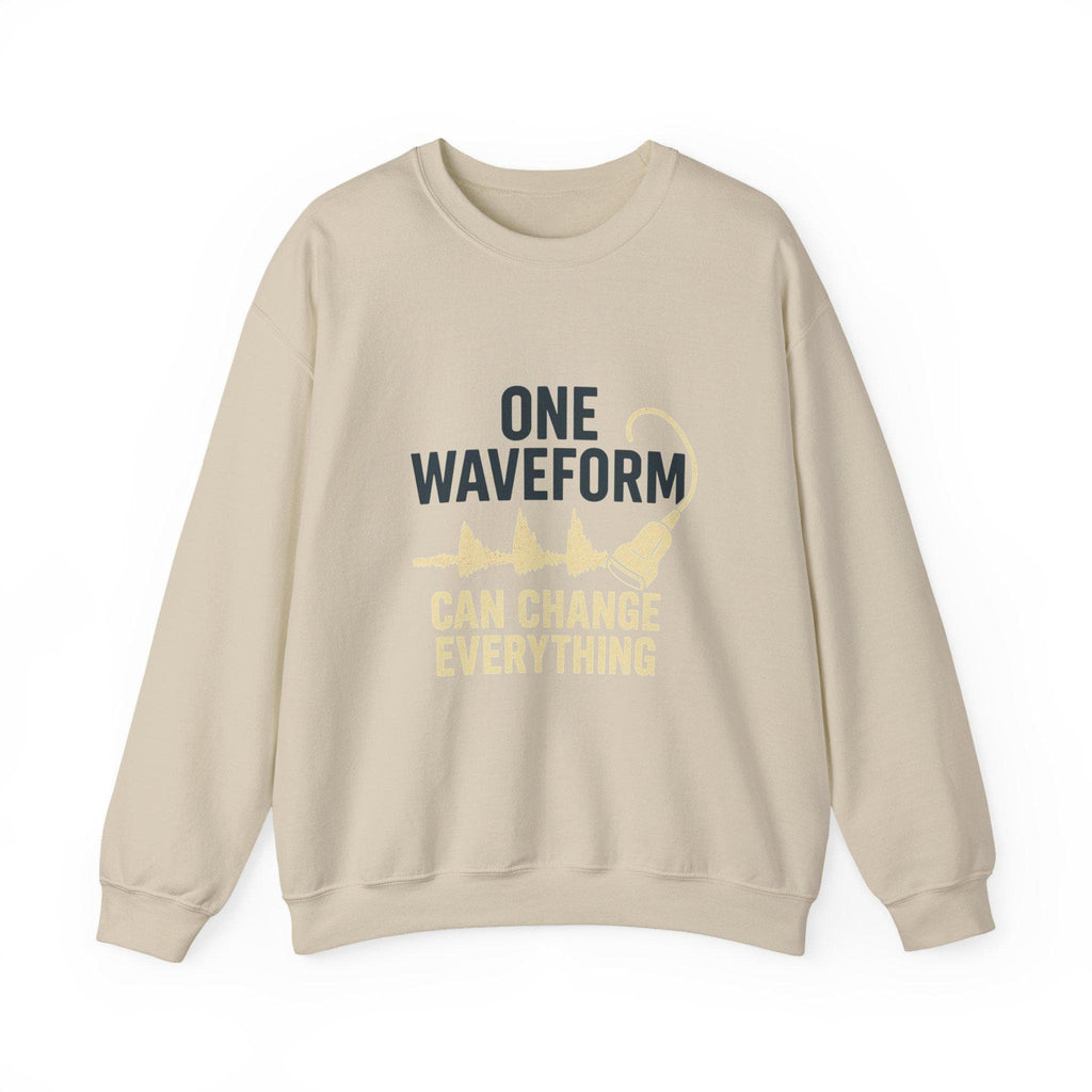 Ultrasound Waveform Sweatshirt | Sonographer Gift, Medical Humor Pullover