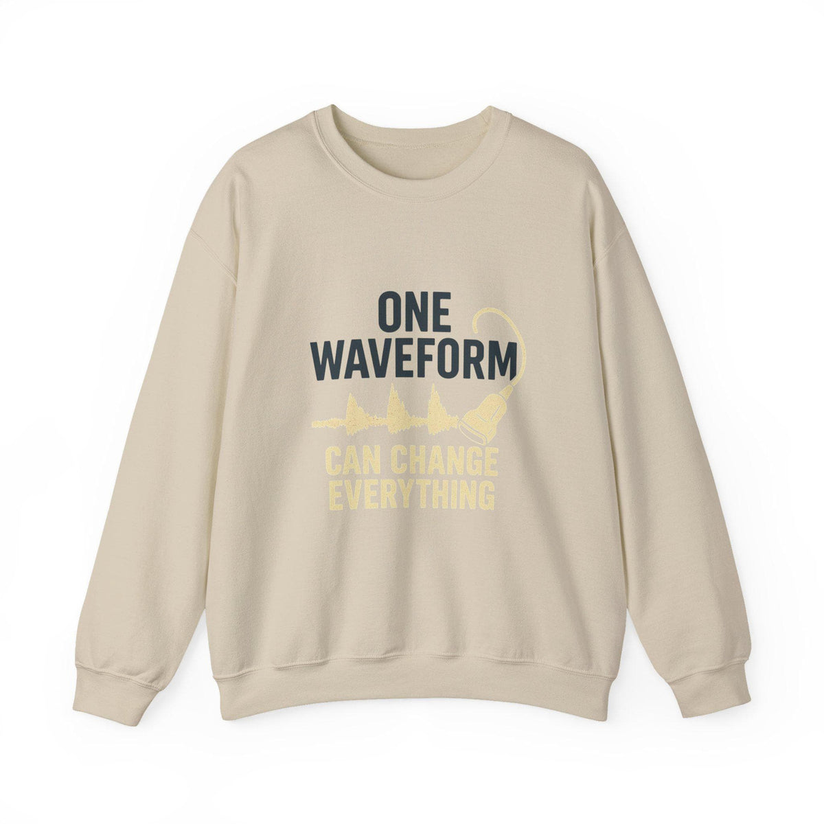 Ultrasound Waveform Sweatshirt | Sonographer Gift, Medical Humor Pullover