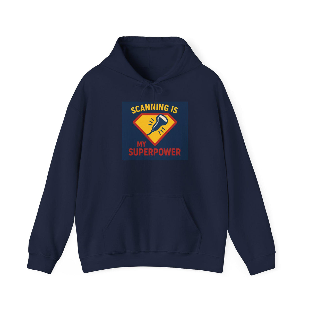 Ultrasound Tech Hoodie: Scanning Is My Superpower (Sonography Gift)