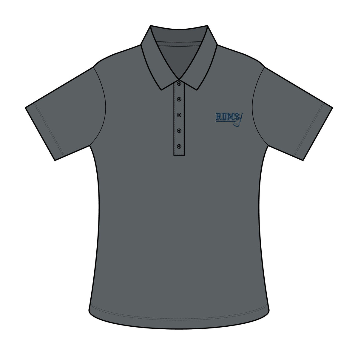 Ultrasound Tech Shirt Women RDMS Workwear Polo | Medical Sonographer Gift Scrub Top | Healthcare Worker Gift Sonography Graduation Shirt