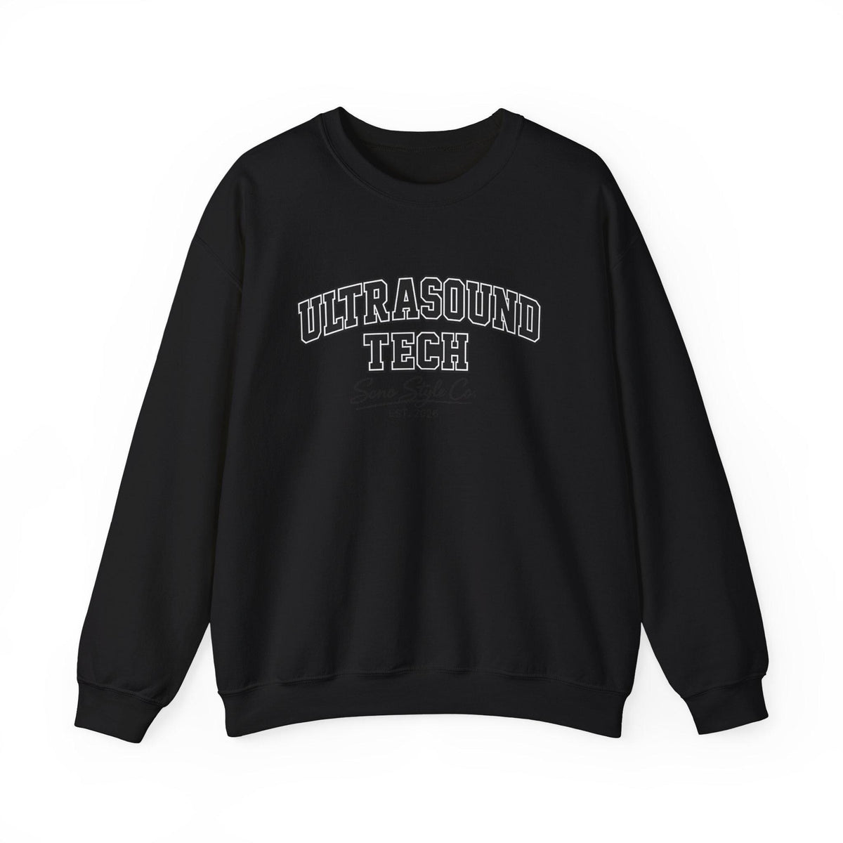 Embroidered Ultrasound Tech Sweatshirt | Medical Sonographer Crewneck (50/50 Cotton Blend)