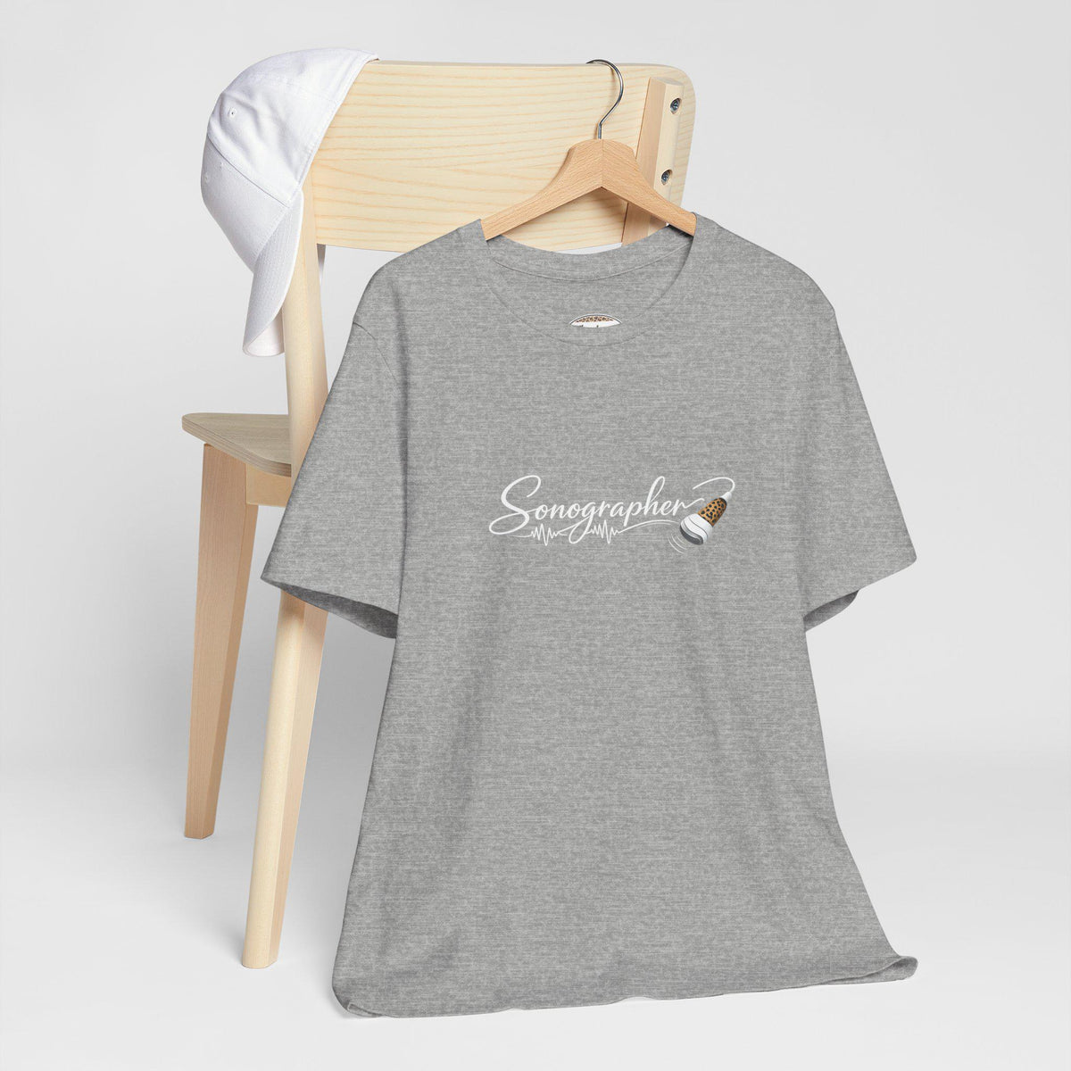 Sonographer Gift T-Shirt, Ultrasound Tech Script Tee, Medical Imaging Student Top