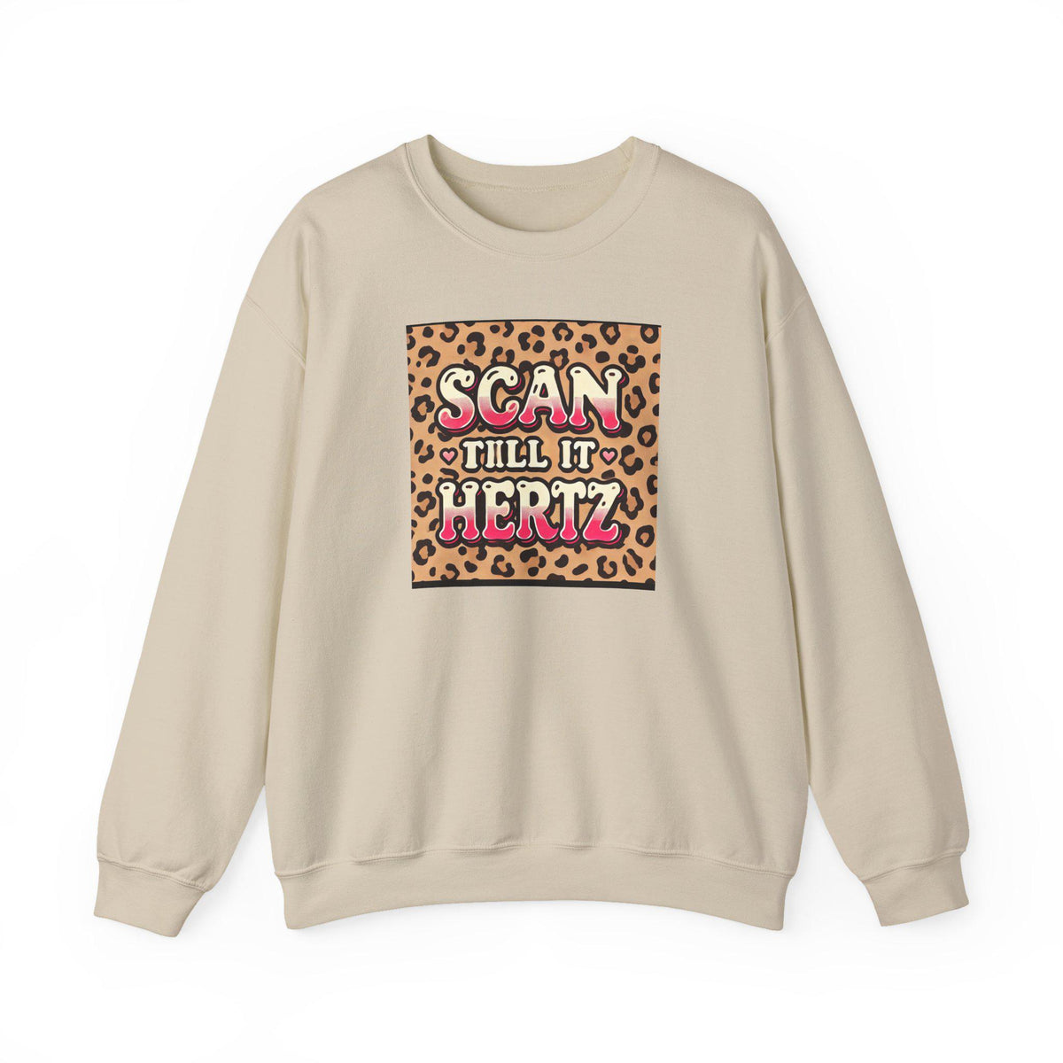 Ultrasound Humor Cheetah Print Sweatshirt, Funny Sonographer Crewneck, Ultrasound Tech Gift, Medical Reveal Shirt, Radiology Jumper