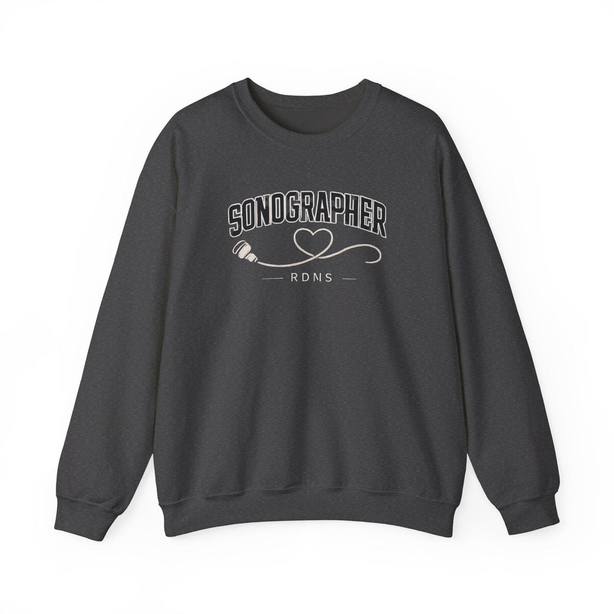 Sonographer Heart Stethoscope Sweatshirt | Sonography RDMS RDCS Apparel