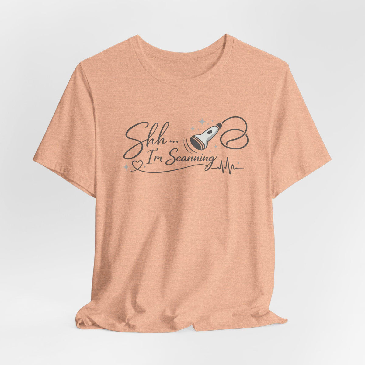 Medical Humor T-Shirt, Sonographer Gift, Radiology Tech Life (Airlume Cotton)