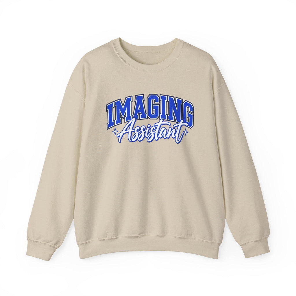 Imaging Assistant Sweatshirt, Retro Varsity Script Crewneck, Radiology Tech Gift, Medical Imaging Pullover
