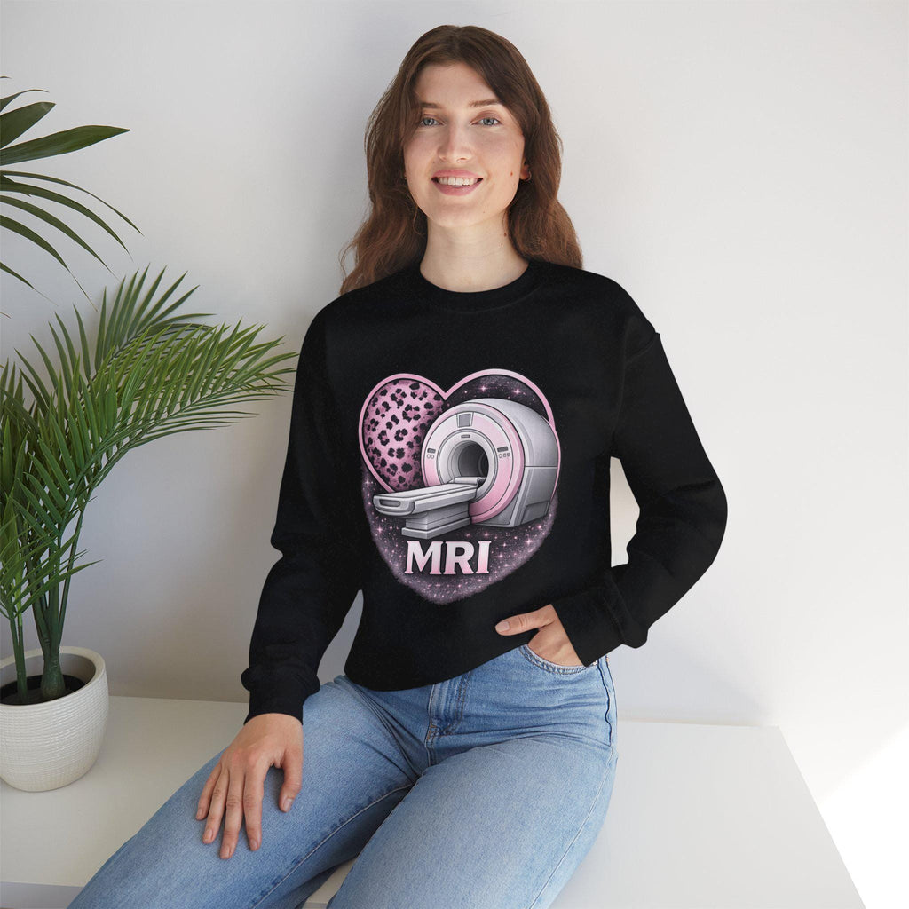 MRI Tech Crewneck Sweatshirt Embroidered Radiology Gift MRI Technician Apparel Medical Imaging Pullover Healthcare Worker Gift Cozy Crewneck