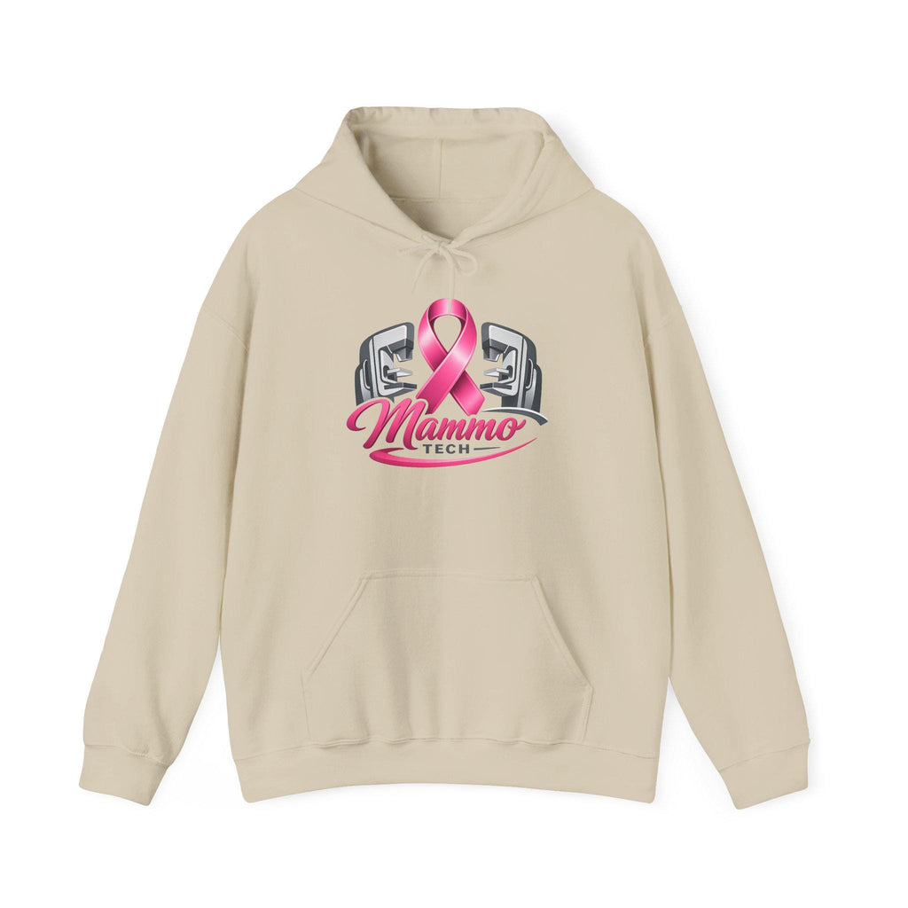 Pink Ribbon Mammo Tech Hoodie | Radiology Tech Gift, Breast Cancer Awareness