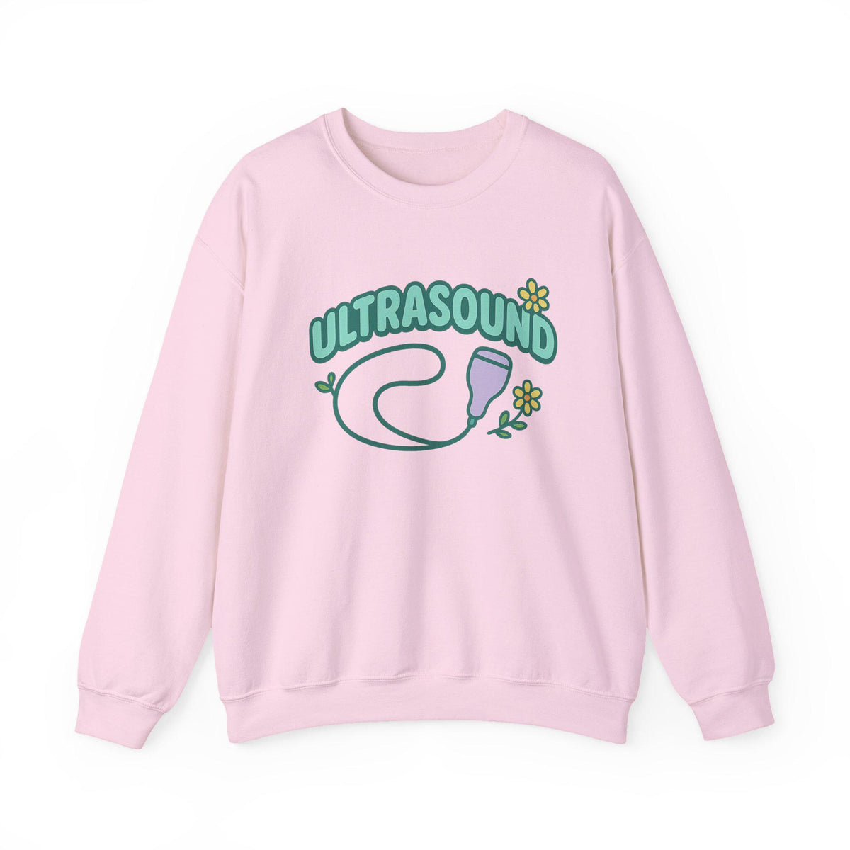 Ultrasound Crewneck Sweatshirt: Funny Medical Apparel