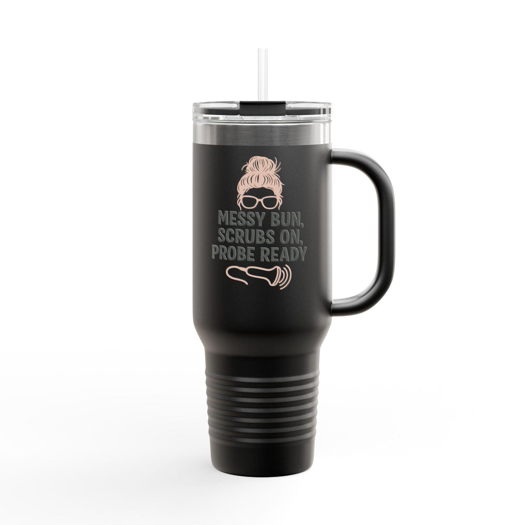 40oz Insulated Stainless Steel Travel Mug, Nurse Gift, Leak-Resistant Tumbler