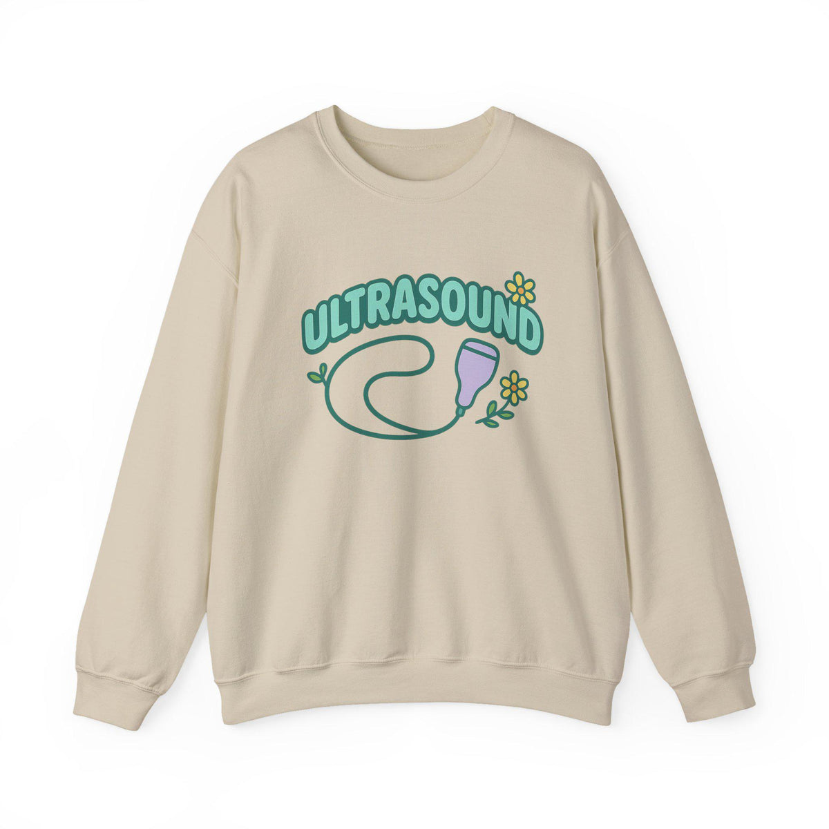 Ultrasound Crewneck Sweatshirt: Funny Medical Apparel