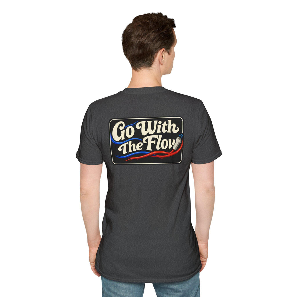 Go With the Flow Sonographer T-Shirt | Ultrasound Tech Tee (Unisex Fit)