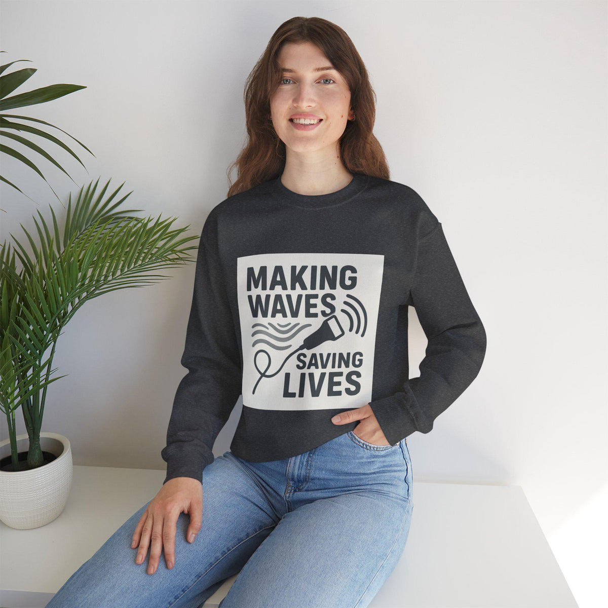Funny Ultrasound Humor Sweatshirt | Sonographer Gift, Medical Crewneck (50/50 Cotton Blend)