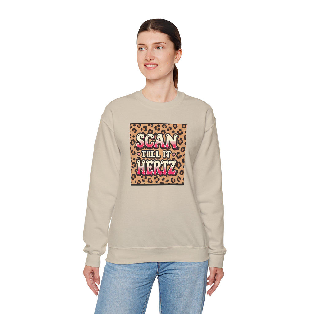 Ultrasound Humor Cheetah Print Sweatshirt, Funny Sonographer Crewneck, Ultrasound Tech Gift, Medical Reveal Shirt, Radiology Jumper
