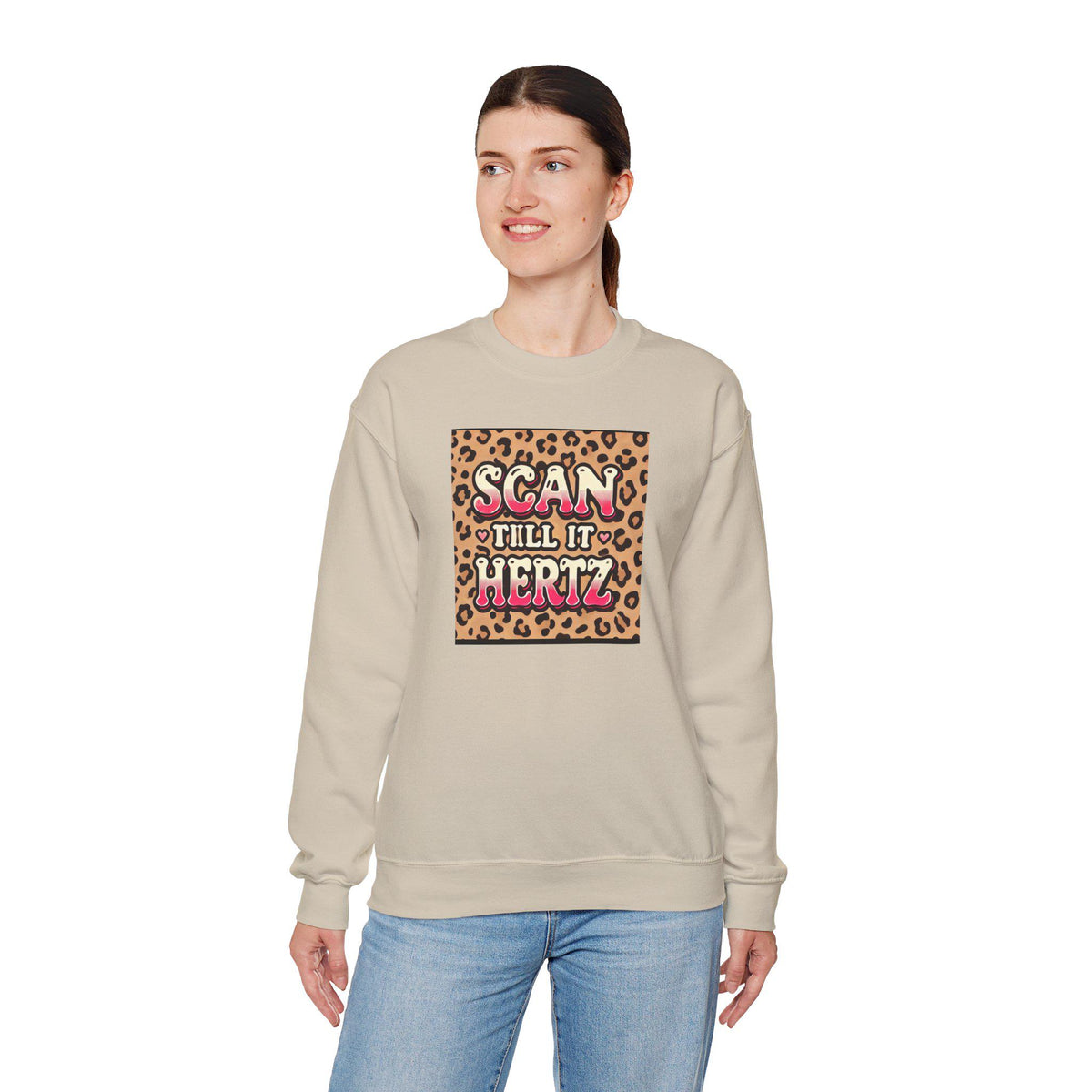 Ultrasound Humor Cheetah Print Sweatshirt, Funny Sonographer Crewneck, Ultrasound Tech Gift, Medical Reveal Shirt, Radiology Jumper