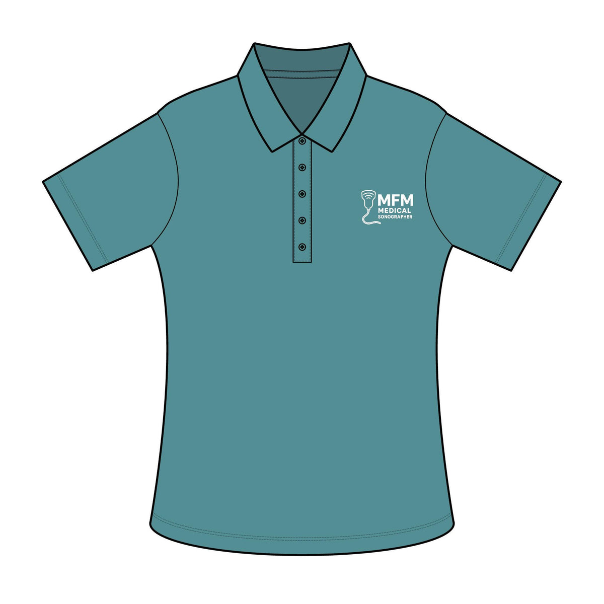 Maternal Fetal Medicine Sonographer Shirt, Women's Ultrasound Tech Tee, Medical Sonography Polo, MFM Nurse Gift, Healthcare Worker Tee OBGYN