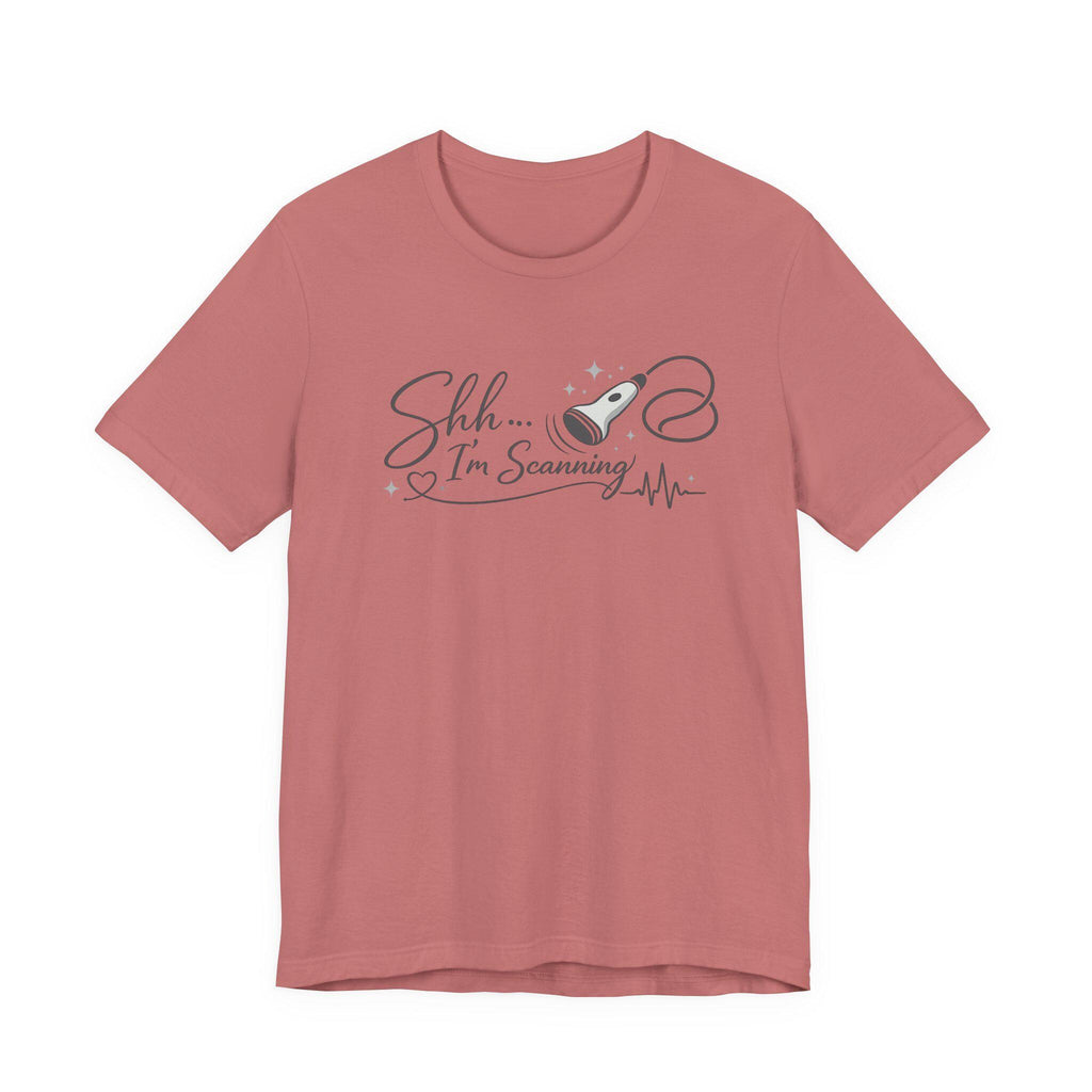 Medical Humor T-Shirt, Sonographer Gift, Radiology Tech Life (Airlume Cotton)