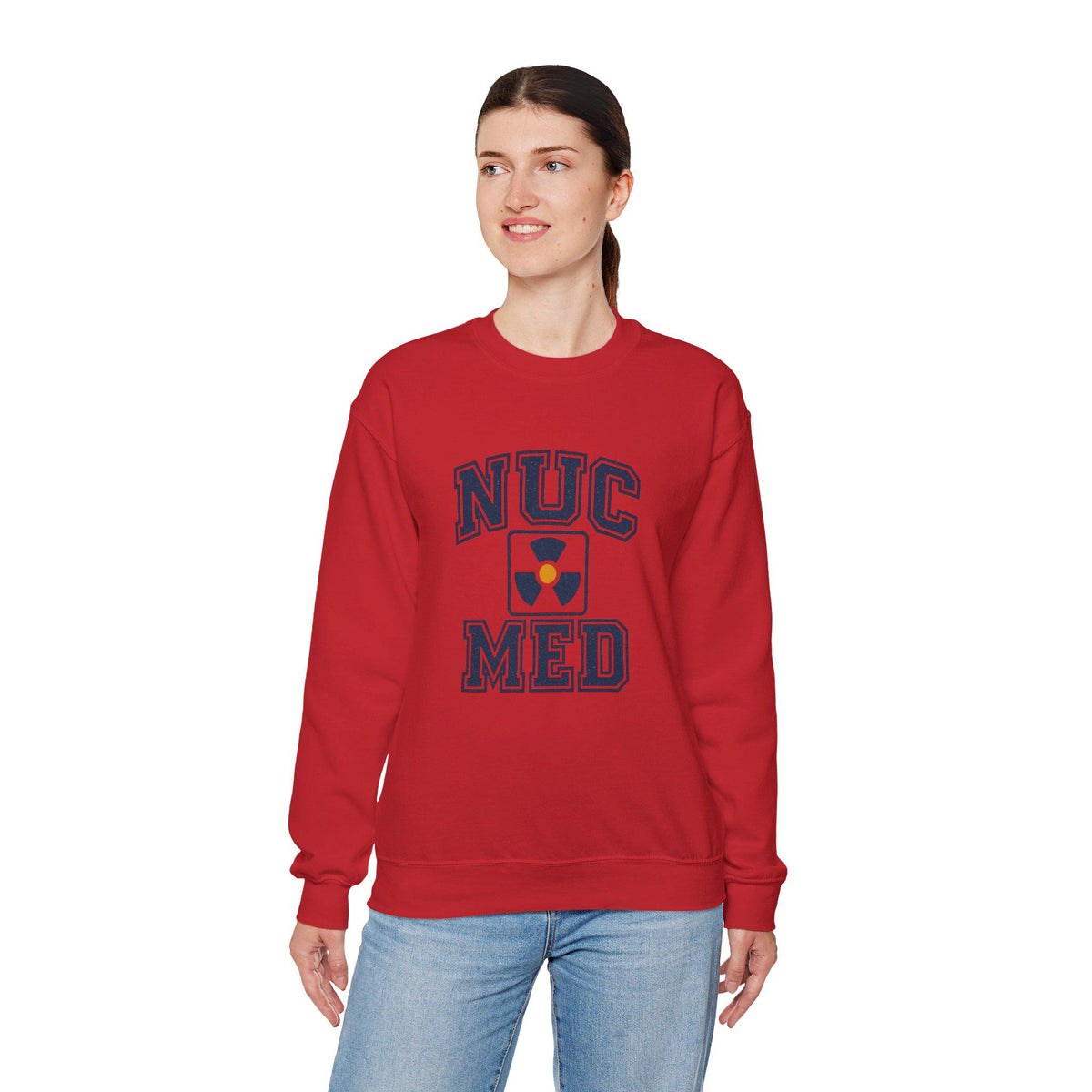 NUC MED Radiology Sweatshirt | Nuclear Medicine Tech Crewneck | Radiology Student Gift | Med School Apparel | Medical Imaging Gift