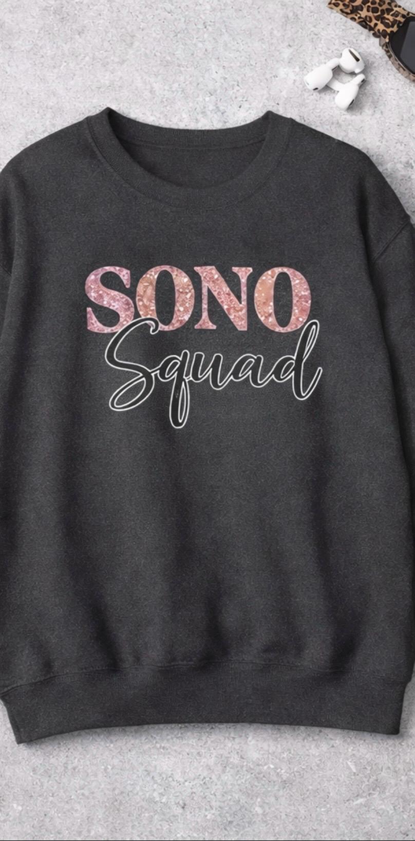 Sono Squad Sweatshirt,Medical Apparel,Ultrasound