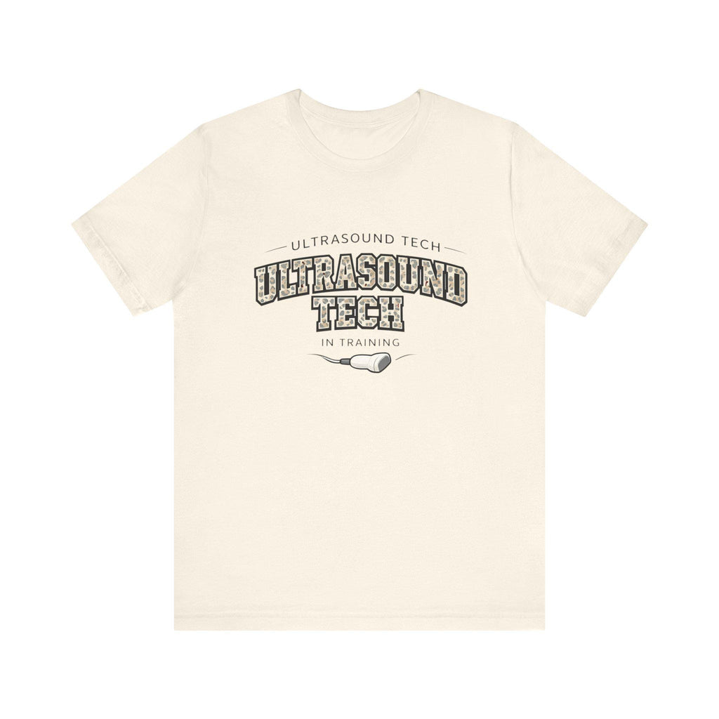 Ultrasound Tech Training Tee | Medical Sonography Student Gift (Airlume Cotton)