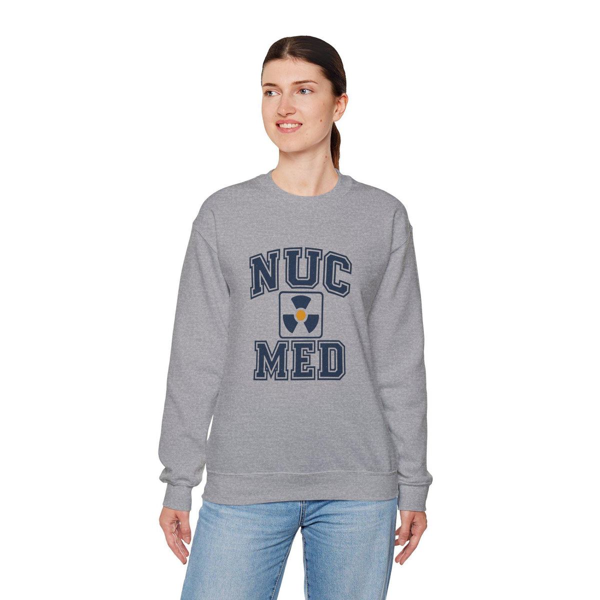 NUC MED Radiology Sweatshirt | Nuclear Medicine Tech Crewneck | Radiology Student Gift | Med School Apparel | Medical Imaging Gift