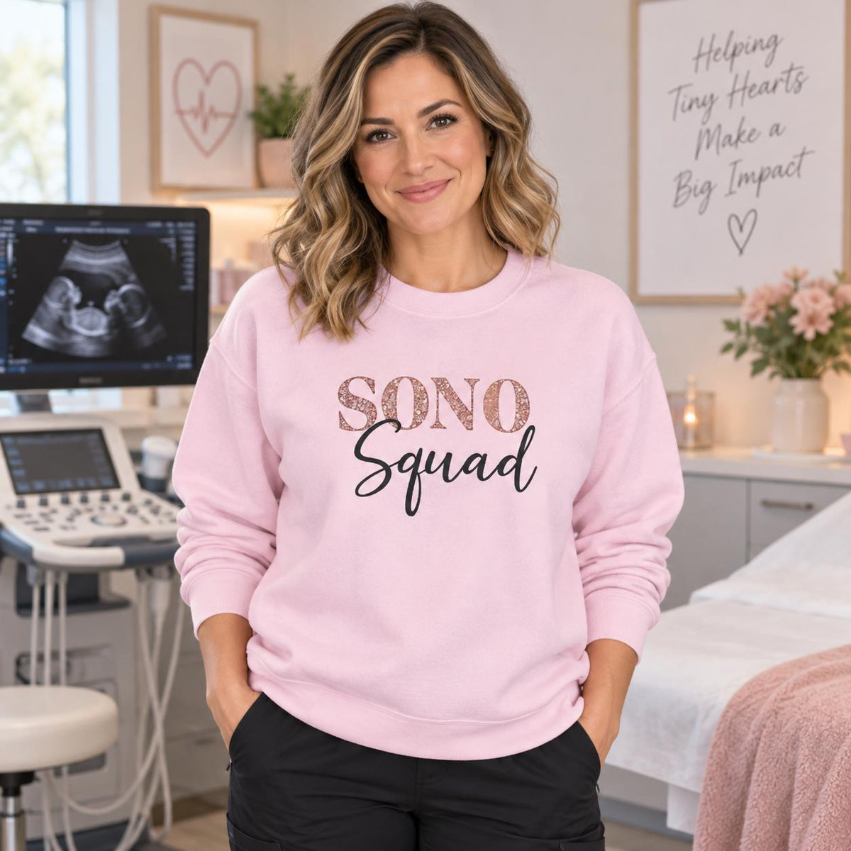 Sono Squad Sweatshirt,Medical Apparel,Ultrasound