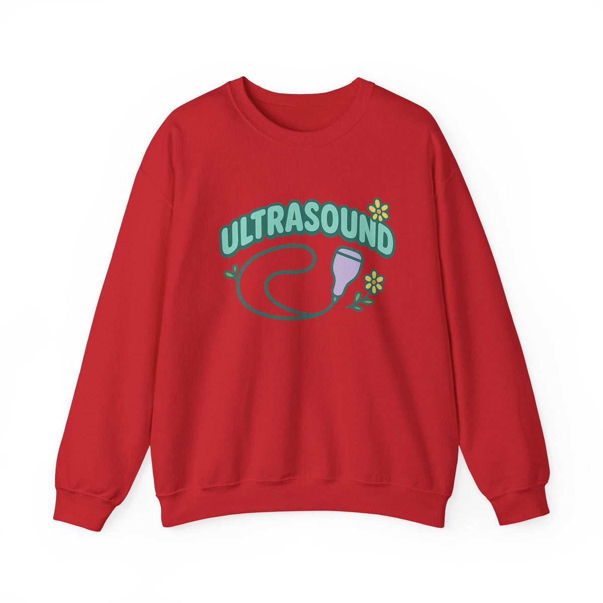 Ultrasound Crewneck Sweatshirt: Funny Medical Apparel