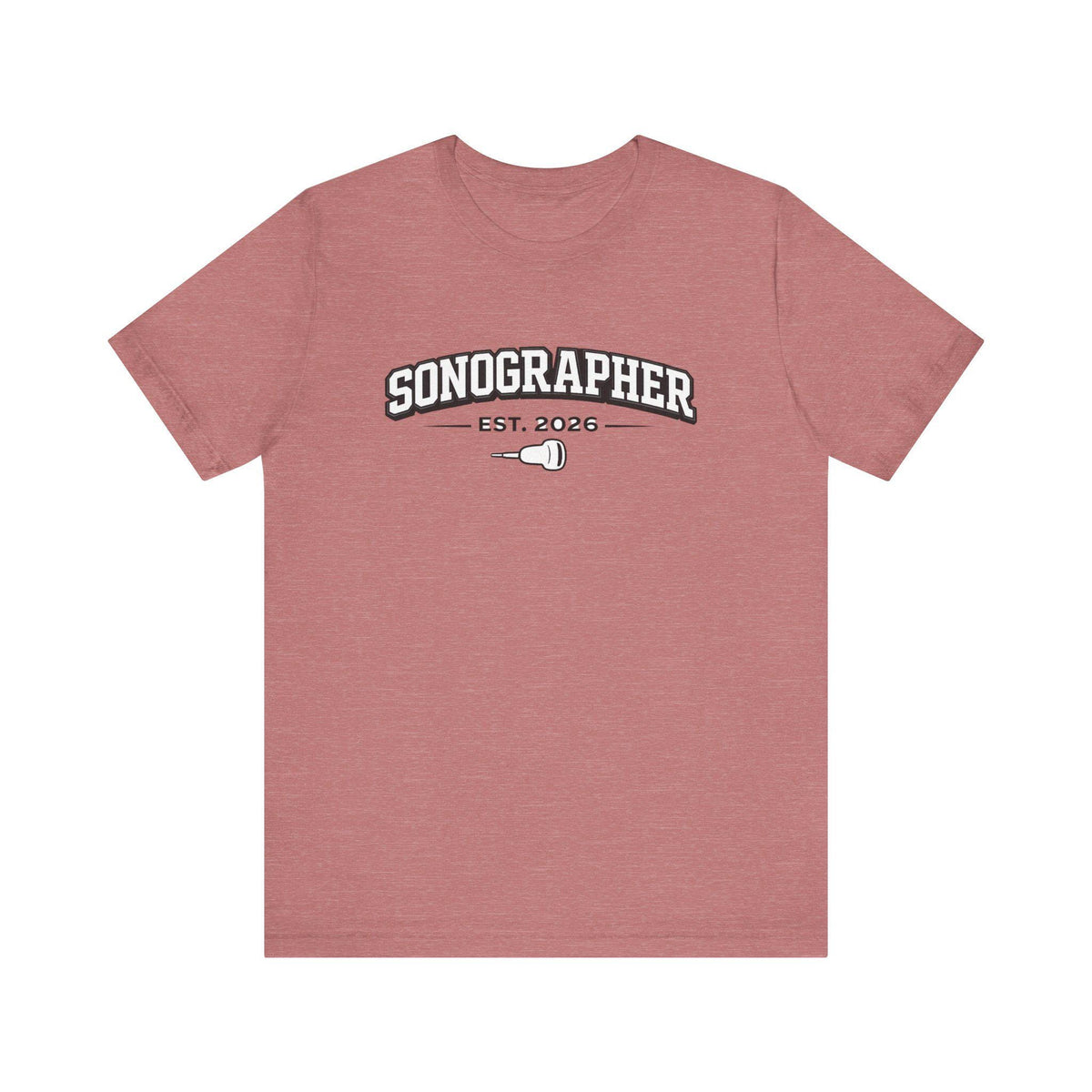 Sonographer Tee | Minimalist Ultrasound Tech Shirt (Est. 2026)