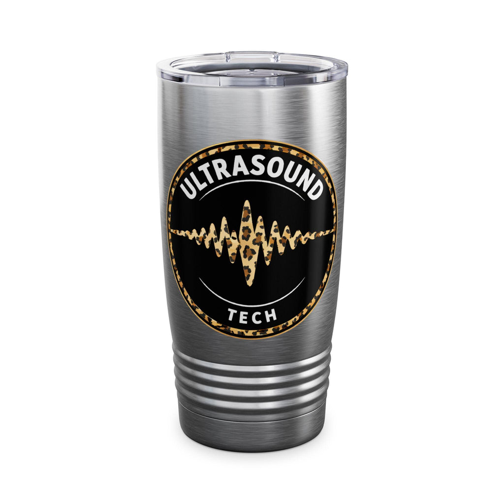 Sonographer Ultrasound Graphic Ringneck Tumbler 20oz | Medical Sonography Nurse Gift | Ultrasound Tech Cup | Healthcare Drink Tumbler