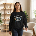Sonographer Life Sweatshirt, Coffee Gel Repeat, Ultrasound Tech Gift
