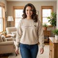 Minimalist Sonographer Sweatshirt | Ultrasound Tech Apparel, OB-GYN Gift (Cotton Blend)