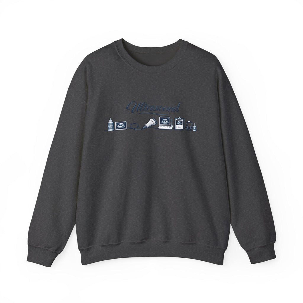 Ultrasound Icons Sweatshirt, Sonographer Crewneck, Sonogram Line Art Gift, Radiology Tech Pullover