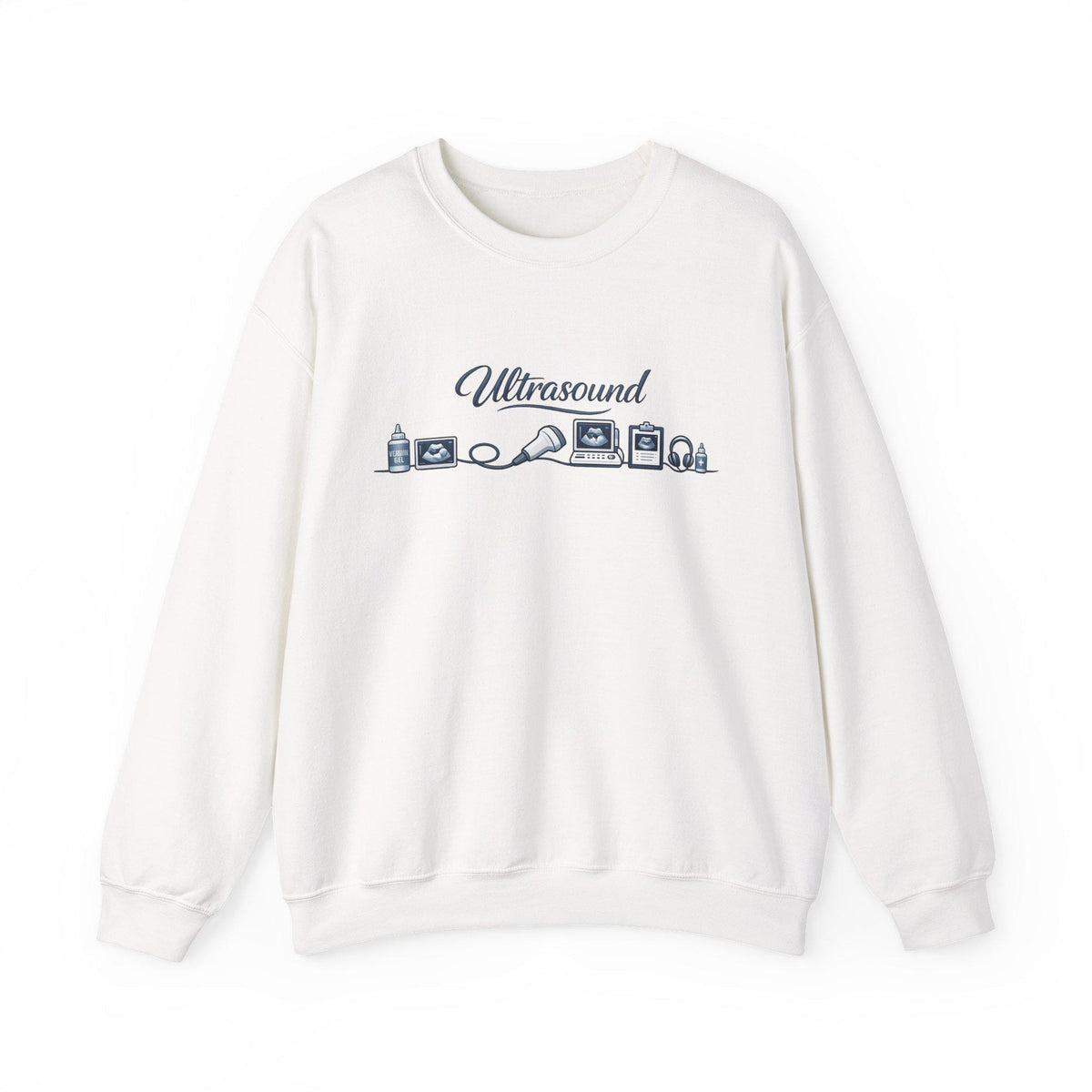 Ultrasound Icons Sweatshirt, Sonographer Crewneck, Sonogram Line Art Gift, Radiology Tech Pullover