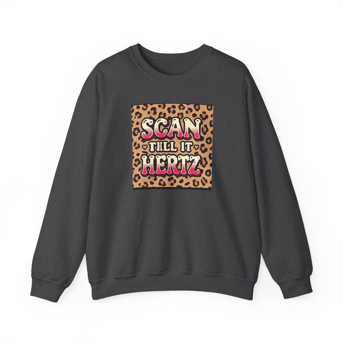 Ultrasound Humor Cheetah Print Sweatshirt, Funny Sonographer Crewneck, Ultrasound Tech Gift, Medical Reveal Shirt, Radiology Jumper