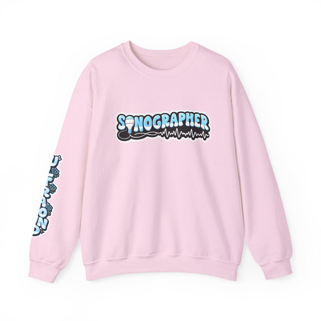 Ultrasound Tech Sonographer Bubble Letters Sweatshirt | Radiology Gift for Sonographer Student Nurse Medical Sonography Pullover Gift Ideas