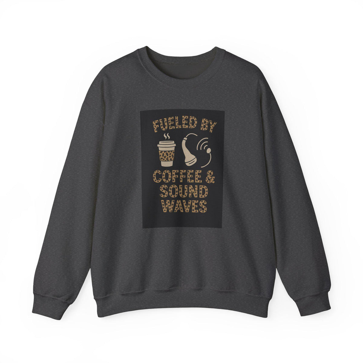 Ultrasound Print Sweatshirt, Coffee Lover Gift, Animal Print Crewneck Pullover, Sonographer Radiology Tech Scan Technician Sweater, Gift!