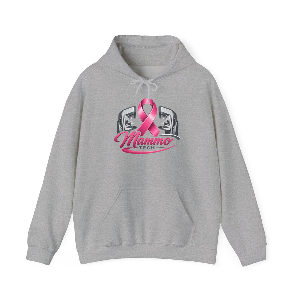 Pink Ribbon Mammo Tech Hoodie | Radiology Tech Gift, Breast Cancer Awareness