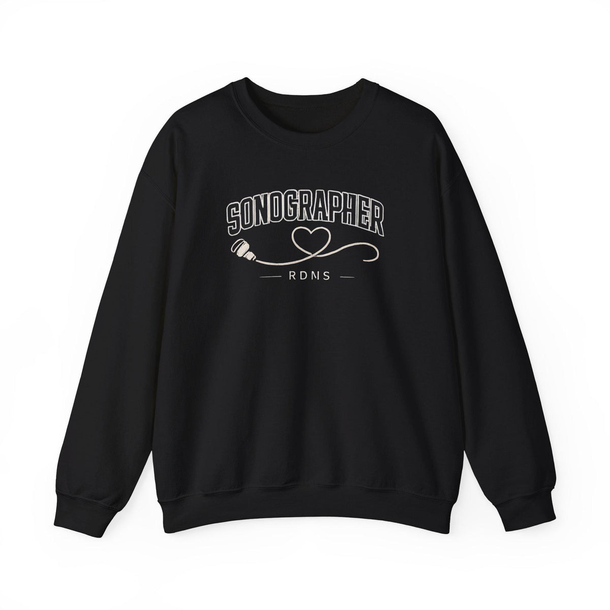 Sonographer Heart Stethoscope Sweatshirt | Sonography RDMS RDCS Apparel