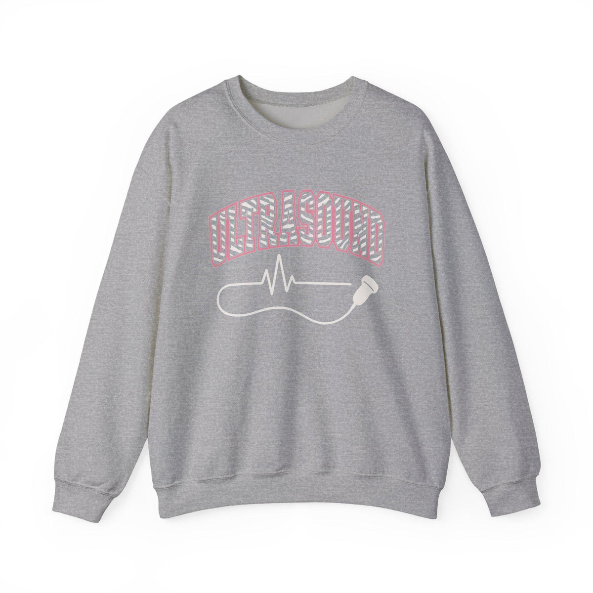 Ultrasound Heartbeat with Probe Sweatshirt | Medical Sonographer Shirt | Ultrasound Tech Gift, Sonography Sweatshirt, Radiology Nurse Gift