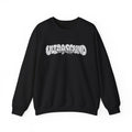 Leopard Print Script Logo sweatshirt | White crewneck