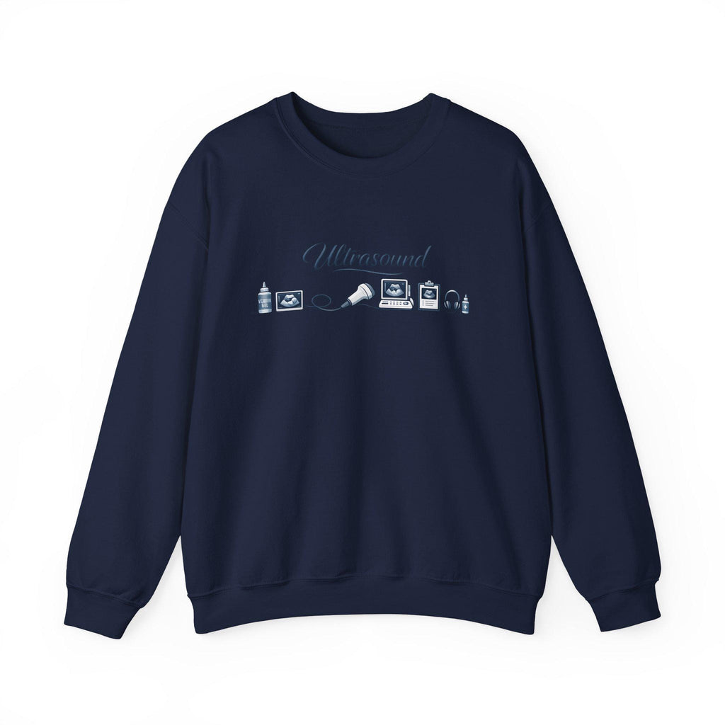 Ultrasound Icons Sweatshirt, Sonographer Crewneck, Sonogram Line Art Gift, Radiology Tech Pullover
