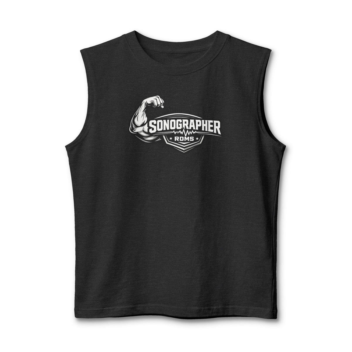 Sonographer Strong Muscle Tank Top | Ultrasound Tech Apparel, Radiology Gift