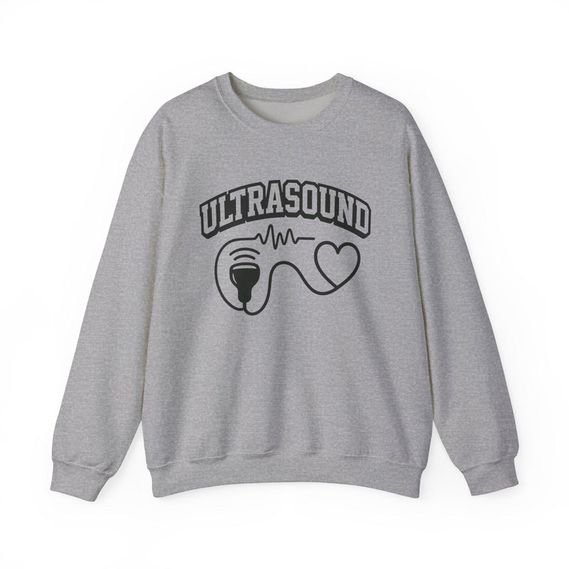 Ultrasound Heartbeat Crewneck Sweatshirt, Fetal Heartbeat Sweater, Cozy Medical Gift for Nurses Doctors, Pregnancy Announcement, New Parents