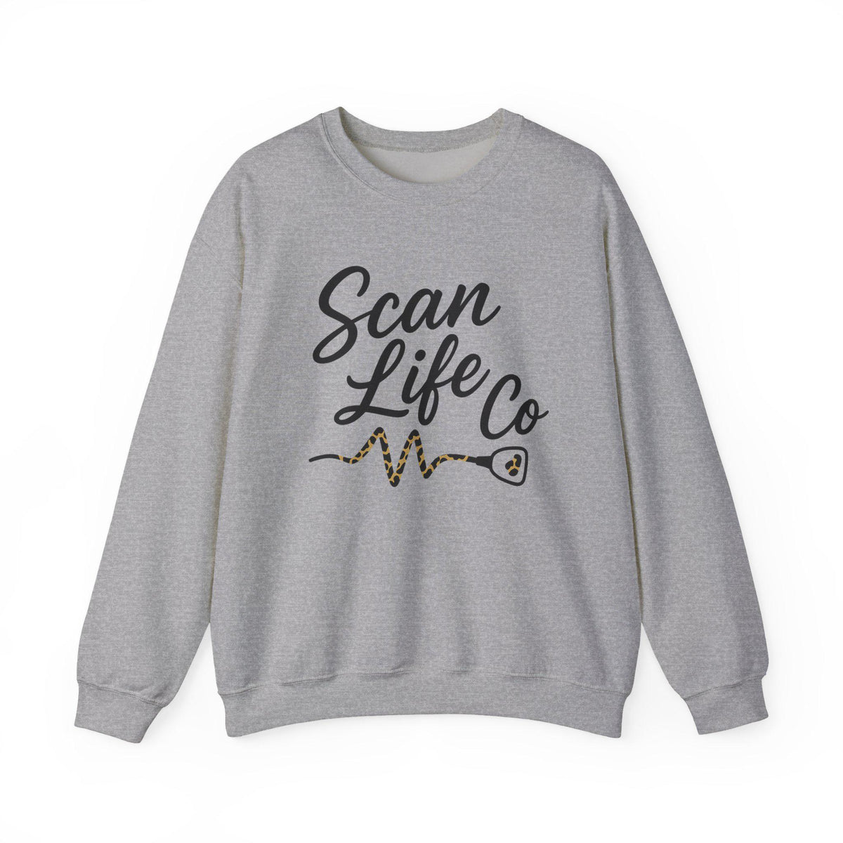 Sonographer Sweatshirt | Ultrasound Tech Crewneck | Scan Life Co Heartbeat Shirt | Medical Sonography Gift | Radiology Nurse Pullover