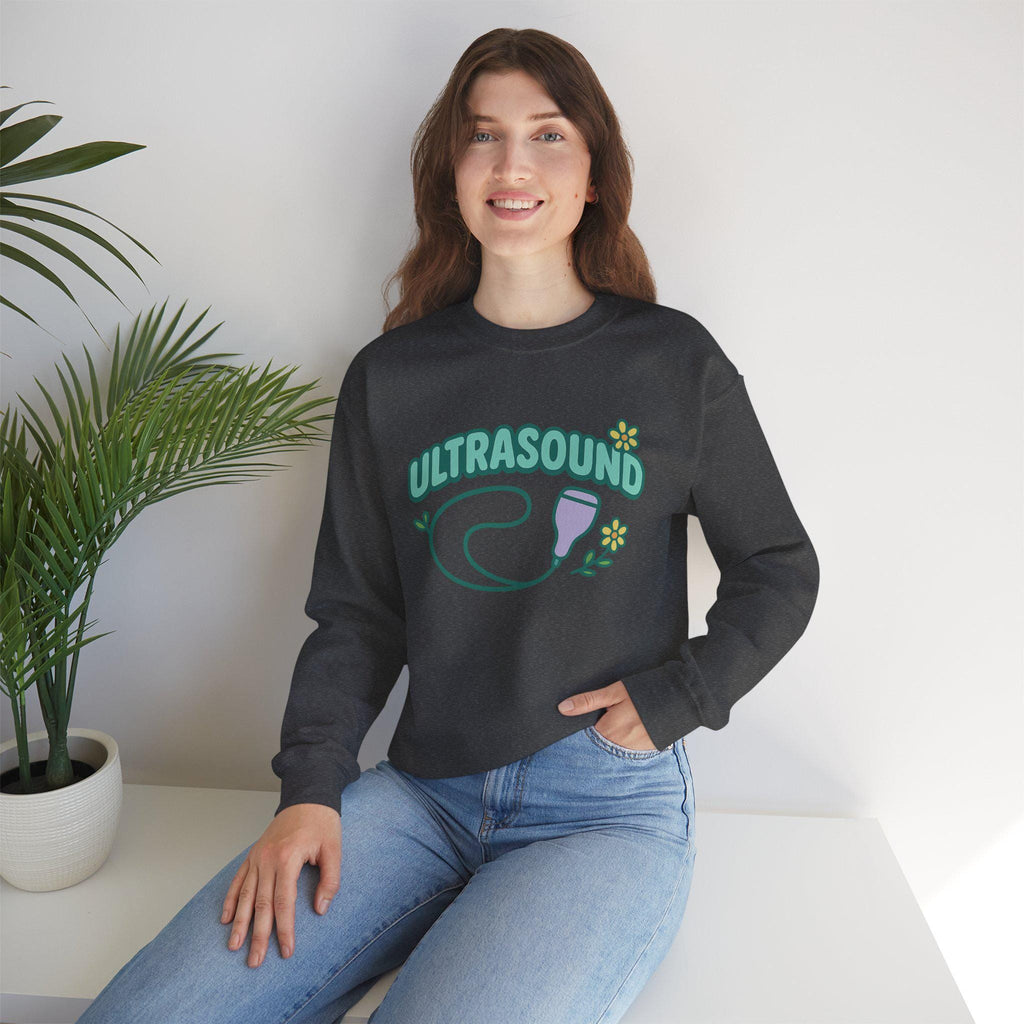 Ultrasound Crewneck Sweatshirt: Funny Medical Apparel