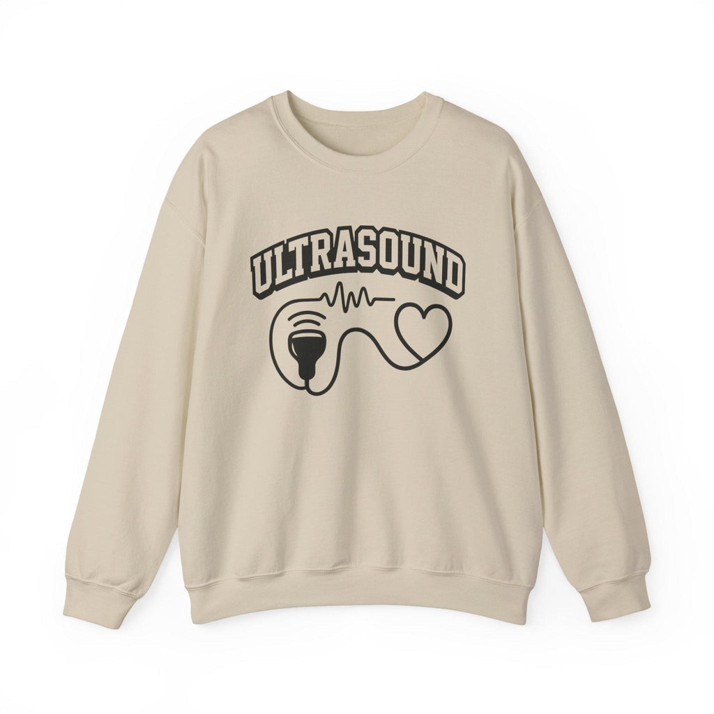Ultrasound Heartbeat Crewneck Sweatshirt, Fetal Heartbeat Sweater, Cozy Medical Gift for Nurses Doctors, Pregnancy Announcement, New Parents