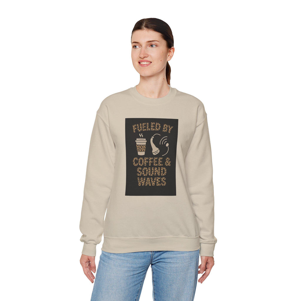 Ultrasound Print Sweatshirt, Coffee Lover Gift, Animal Print Crewneck Pullover, Sonographer Radiology Tech Scan Technician Sweater, Gift!