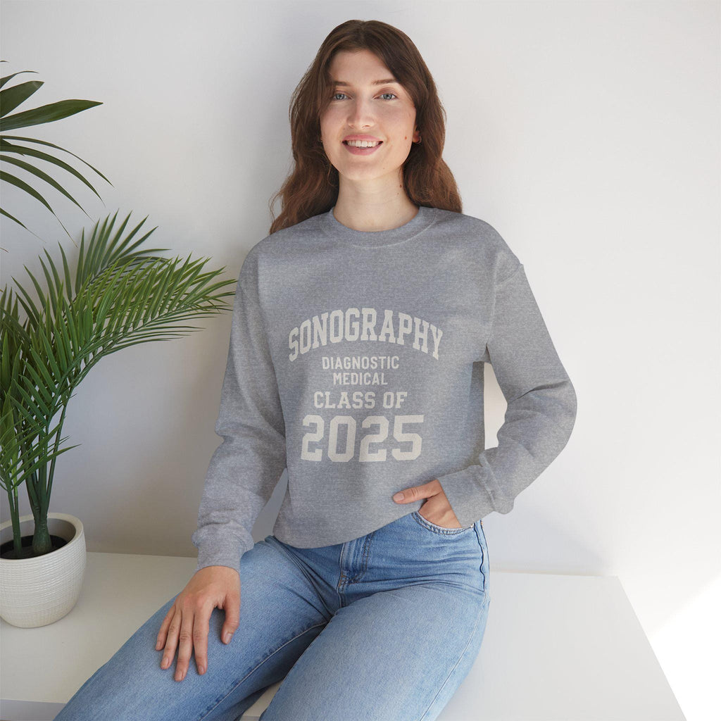 Sonography Class of 2025 Sweatshirt | Diagnostic Medical Apparel (Unisex Crewneck)