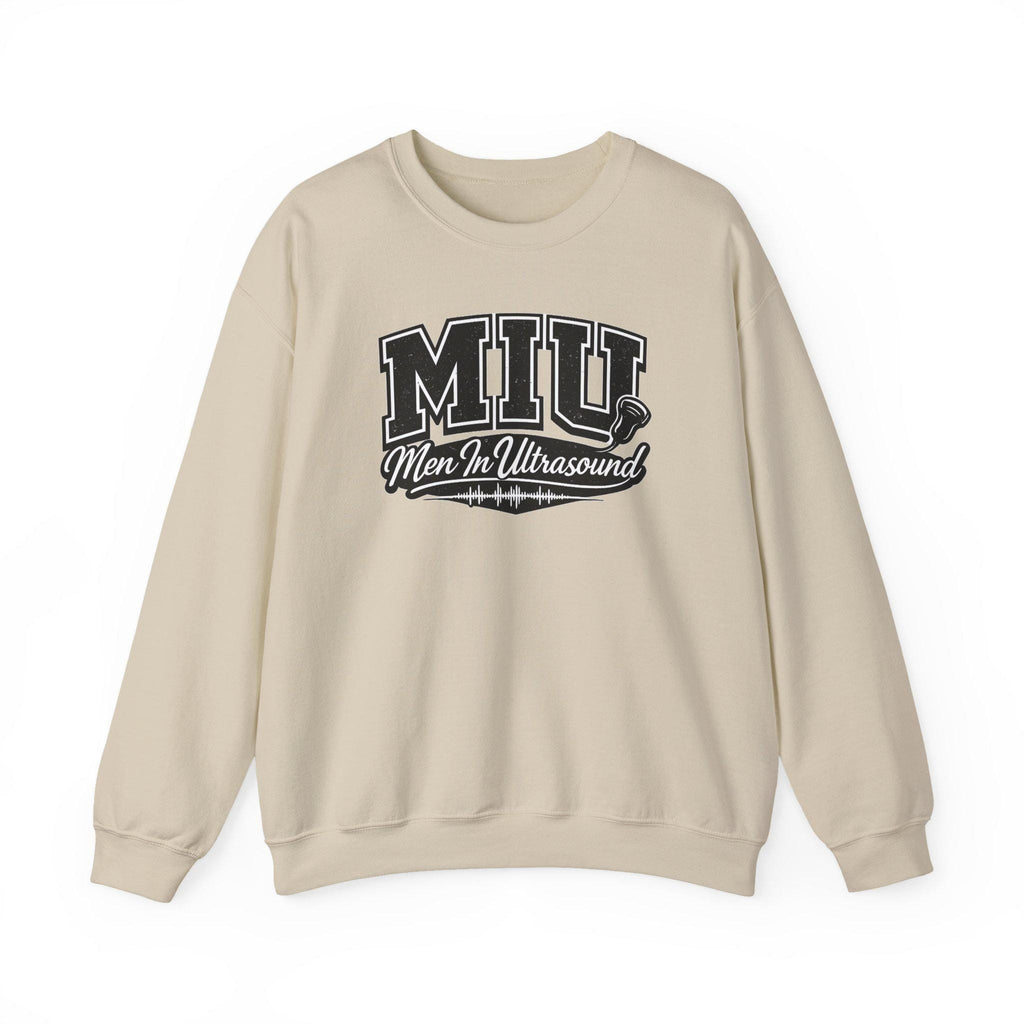 Men's Ultrasound Tech Crewneck Sweatshirt | Medical Imaging Apparel (MIU Design)